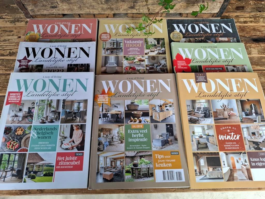Wonen Landelijke Stijl - edities 2021, Boeken, Tijdschriften en Kranten, Ophalen, Gelezen, Overige typen