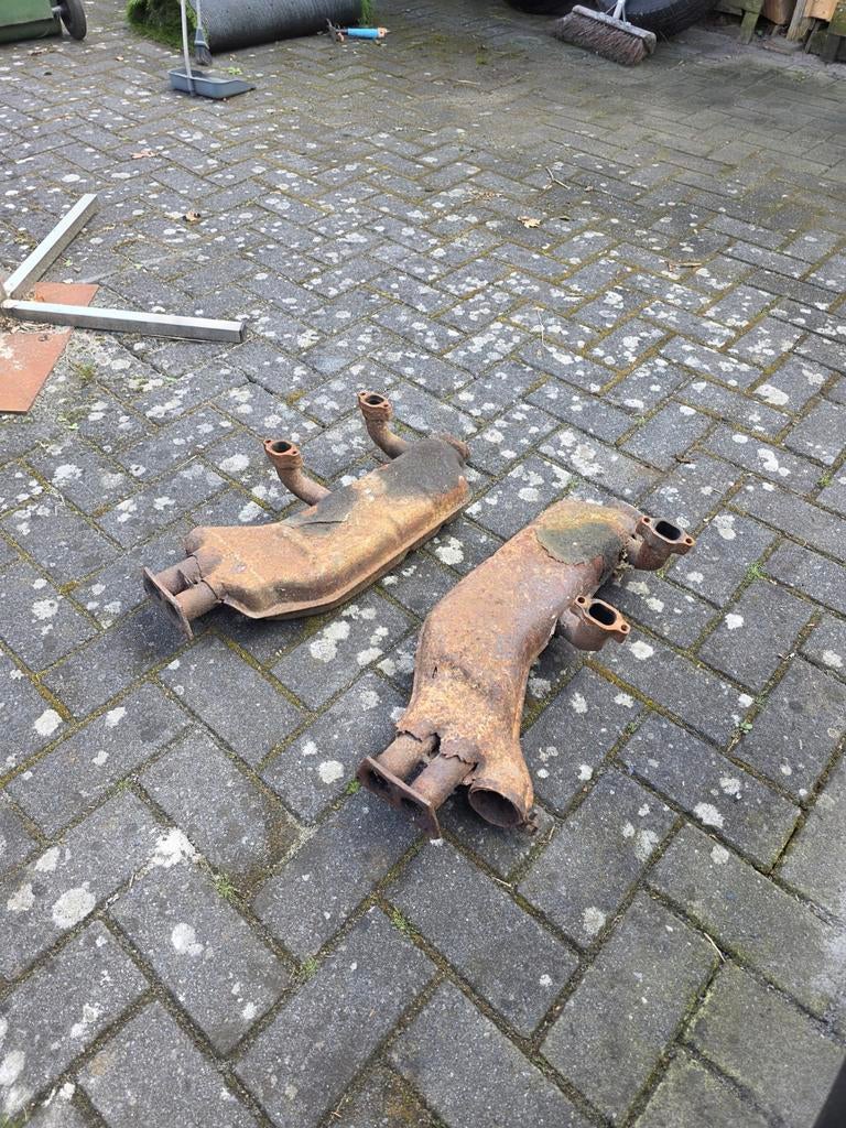 - Oldtimer onderdelen uitlaat 2liter cu motor, Ophalen of Verzenden, Gebruikt, Oldtimer onderdelen