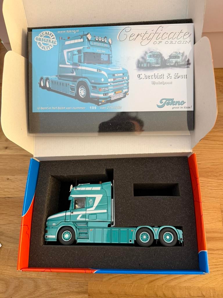 Tekno scania T longline verbist nieuw, Ophalen of Verzenden, Nieuw, Bus of Vrachtwagen, Tekno