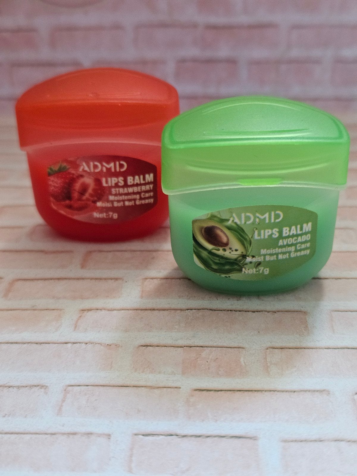 ADMD Lippenbalsem: Aardbei & Avocado (2 stuks), Ophalen of Verzenden, Nieuw, Overige typen