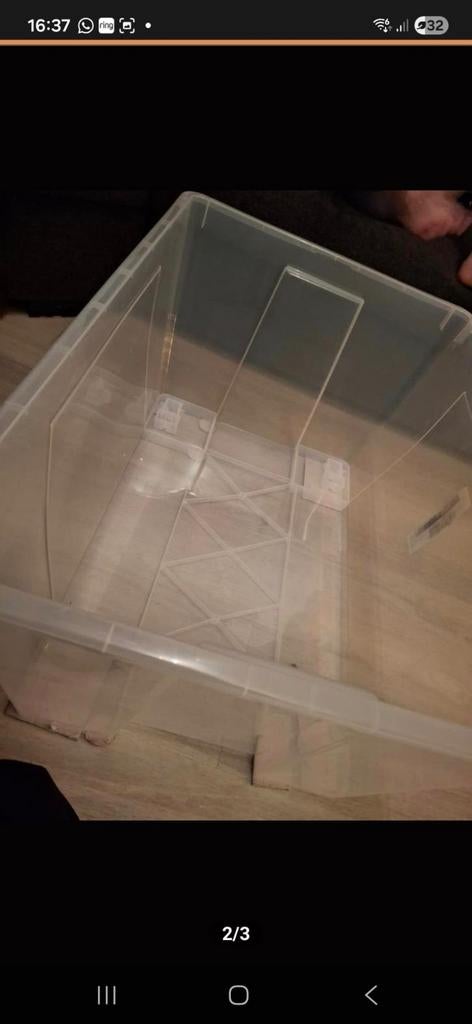 Plastic bak Ikea, 40 tot 60 cm, 35 tot 50 cm, Doos, Gebruikt