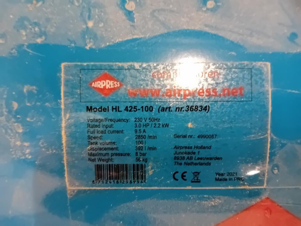 Compressor, Doe-het-zelf en Verbouw, Gereedschap | Overige machines, Ophalen
