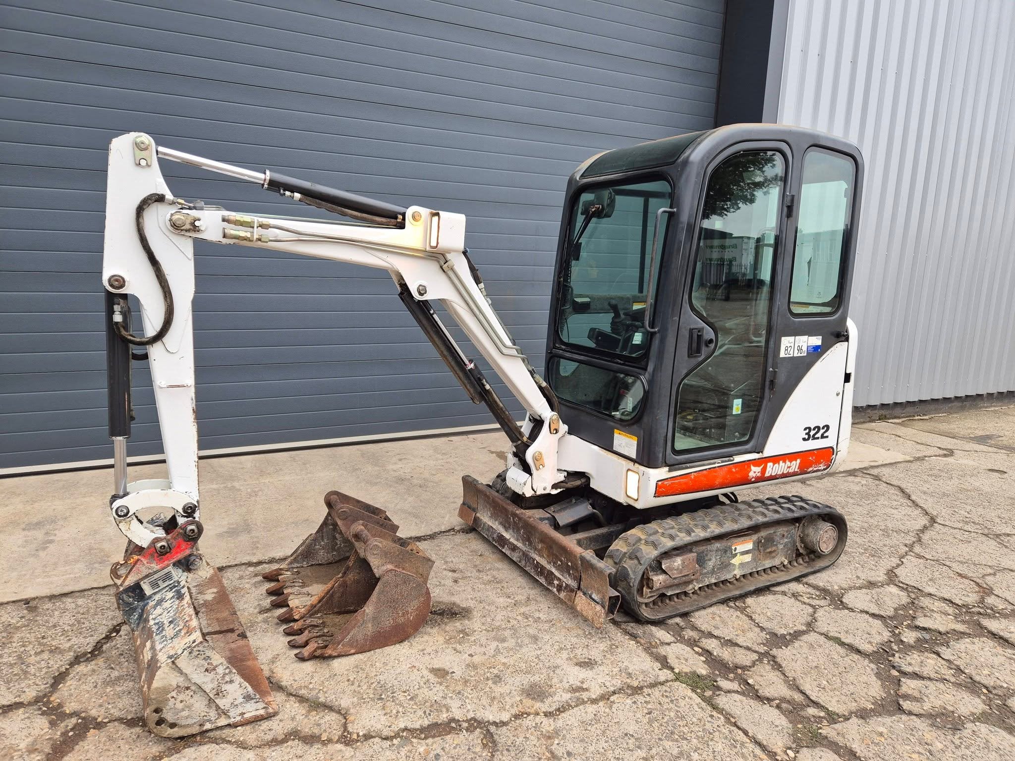 Bobcat 322 Minigraver Graafmachine, Graafmachine