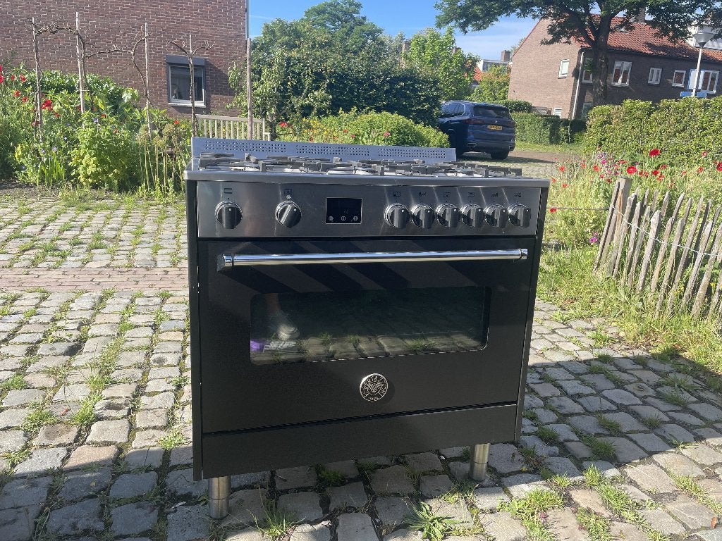 Fornuis Bertazzoni R9E0JWA1N7D, Ophalen, Gebruikt, 60 cm of meer, Gas