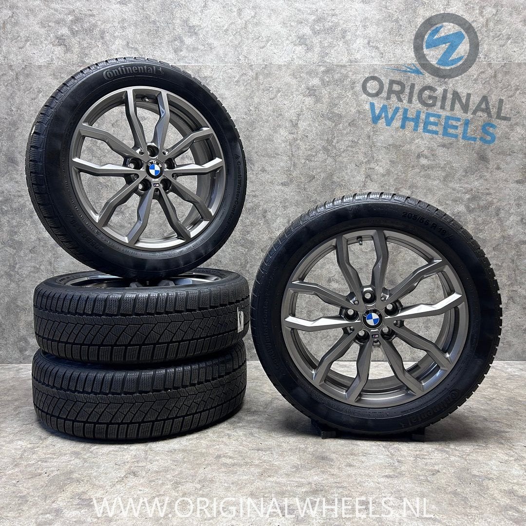 ✅ 18 inch originele velgen + winterbanden BMW X1 X2 711 M