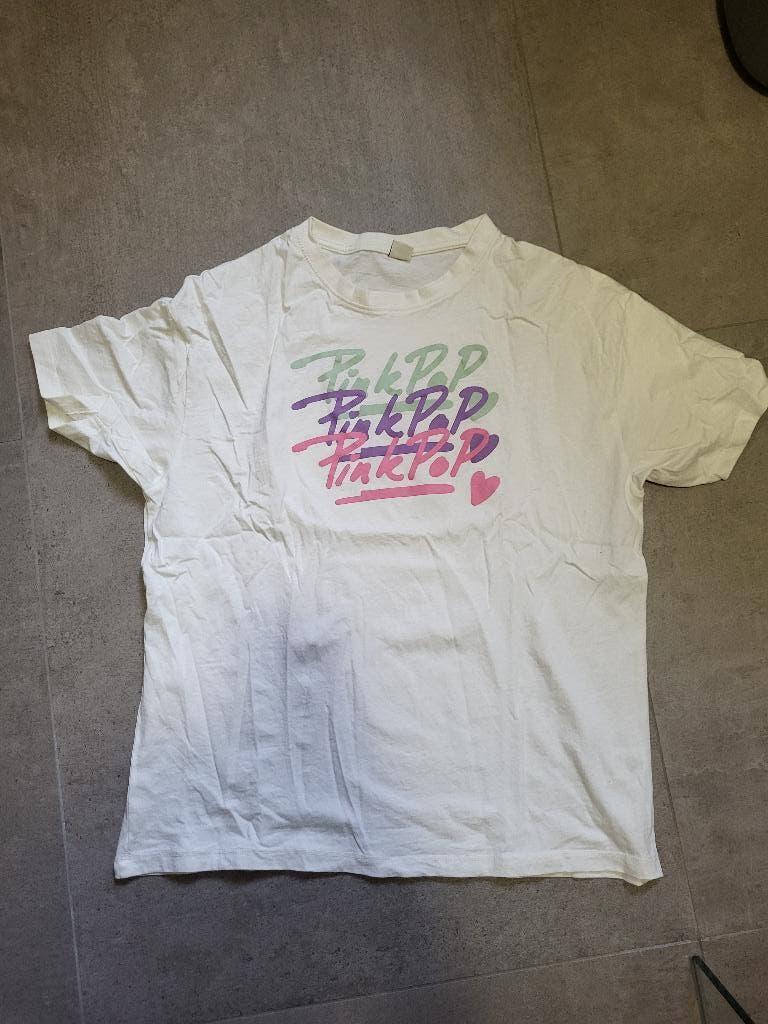 Pinkpop shirt unisex maat M, Ophalen of Verzenden, Zo goed als nieuw, Maat 48/50 (M), Wit