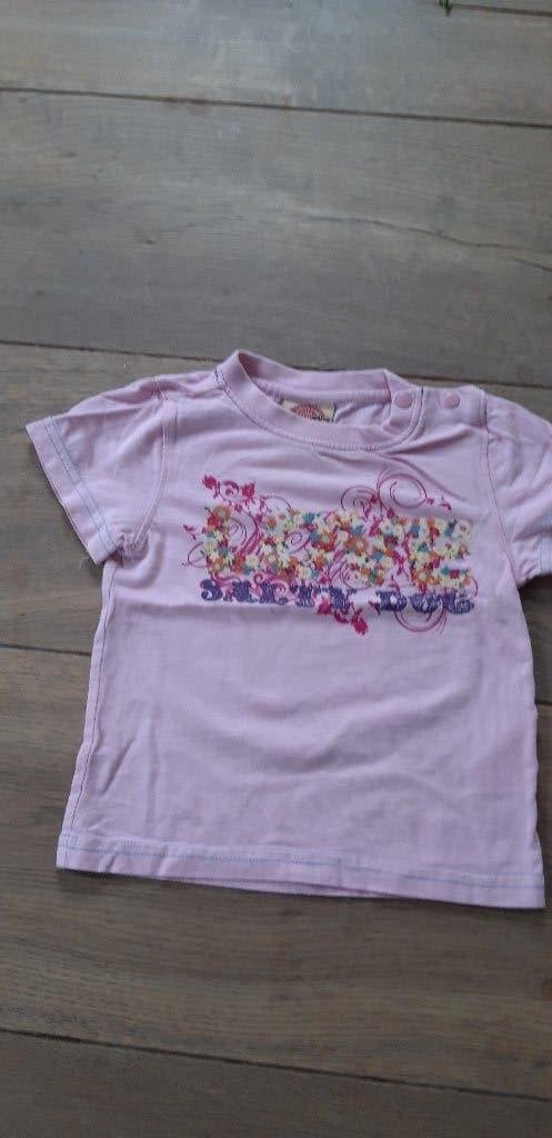Roze shirt Salty Dog 74, Meisje, Ophalen of Verzenden, Zo goed als nieuw, Salty Dog
