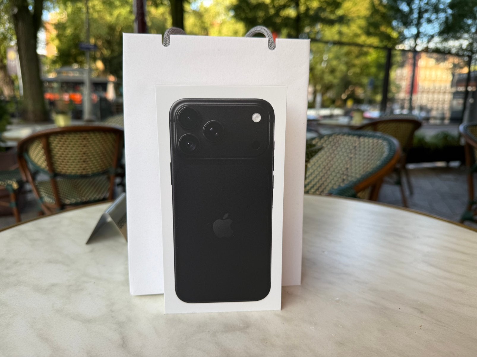 iPhone 18 Pro Max 256 Zwart NIEUW MET BON, Telecommunicatie, Ophalen of Verzenden, Zo goed als nieuw