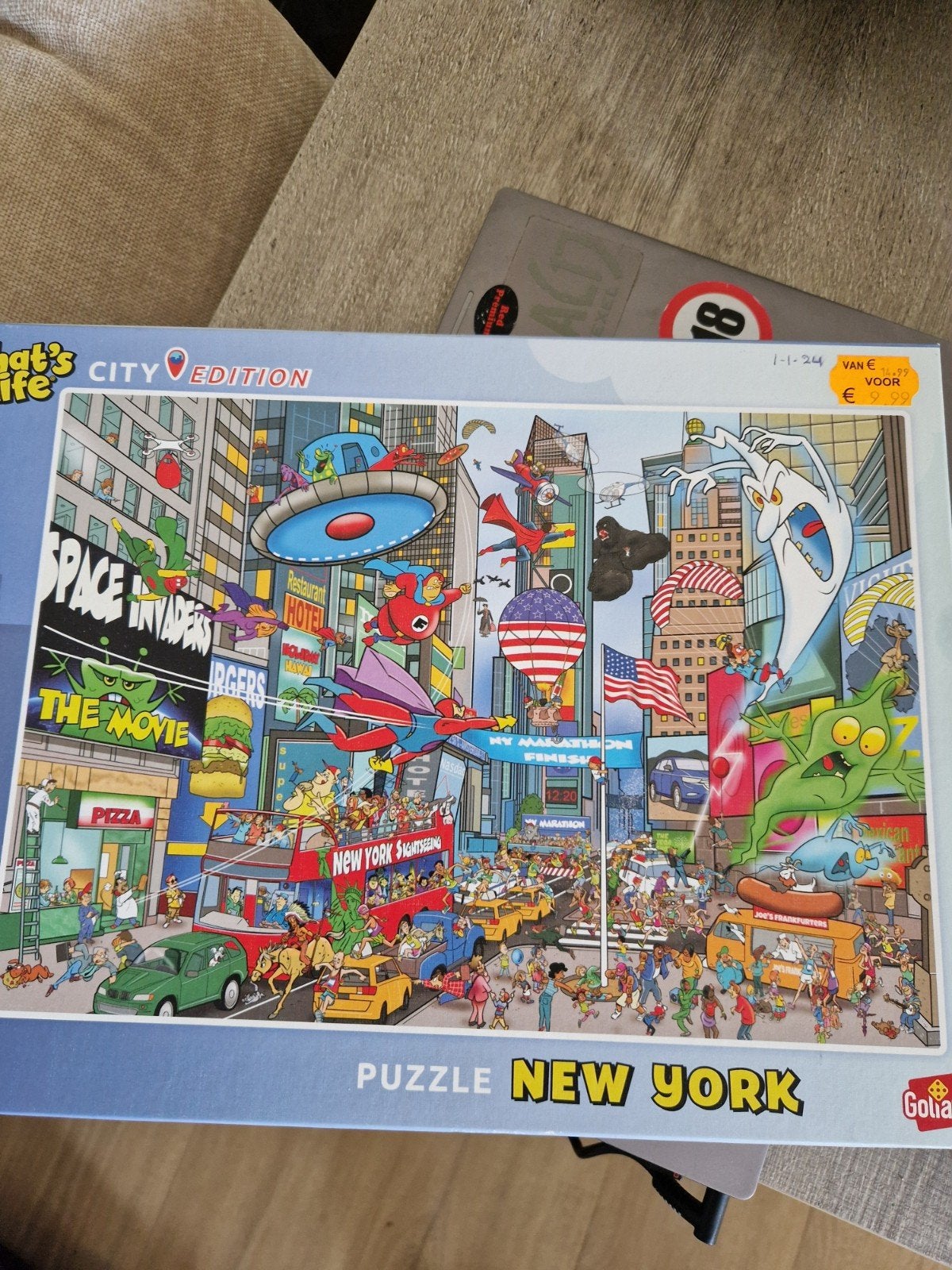legpuzzel Thats life city edition New York., Ophalen, 500 t/m 1500 stukjes, Zo goed als nieuw