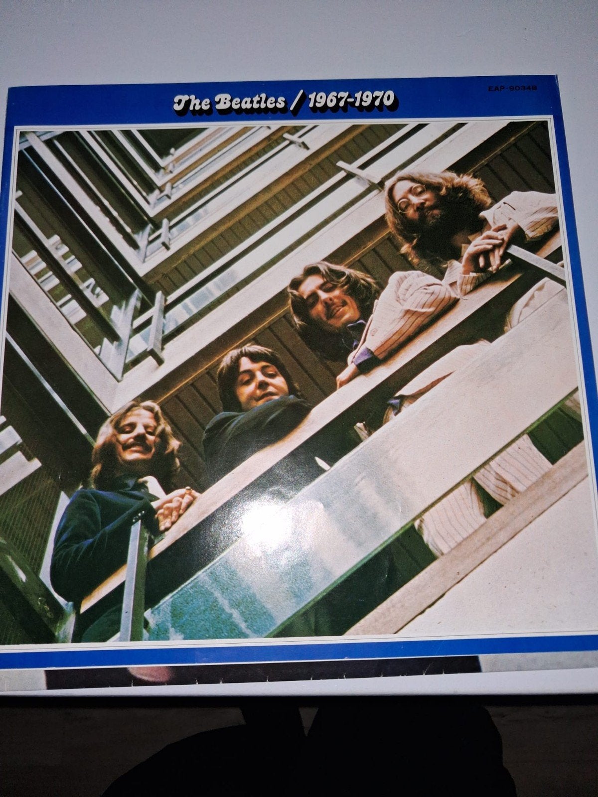 The Beatles 1967-1970 japanse druk (Blue Album) LP met poste, Pop, Dubbel-LP, Ophalen of Verzenden, Zo goed als nieuw