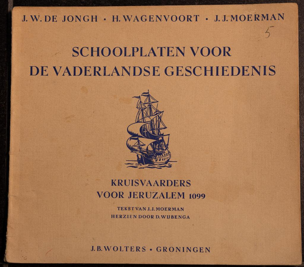 Schoolplaat boekje   Kruisvaarders voor Jeruzalem, Ophalen of Verzenden, Geschiedenis