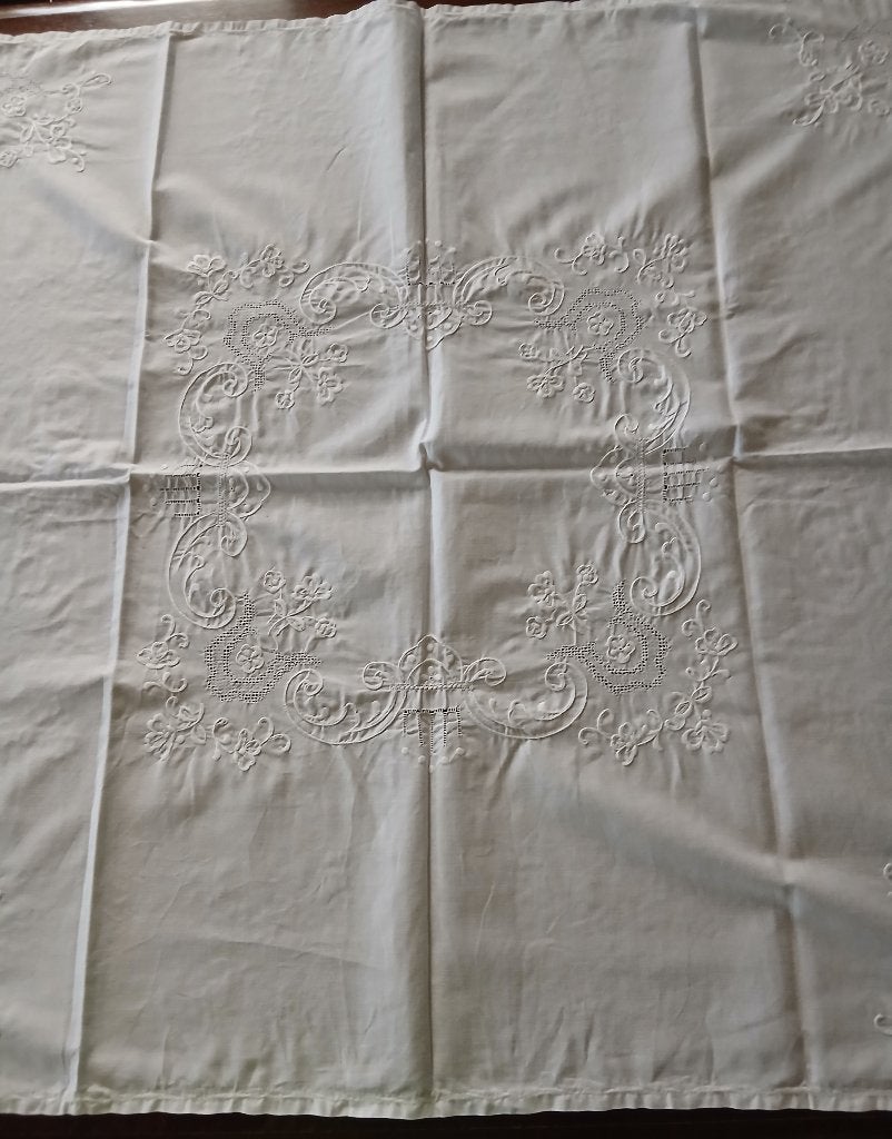 Vintage tafellaken, Gebruikt, 82 cm, Vierkant, Ophalen of Verzenden