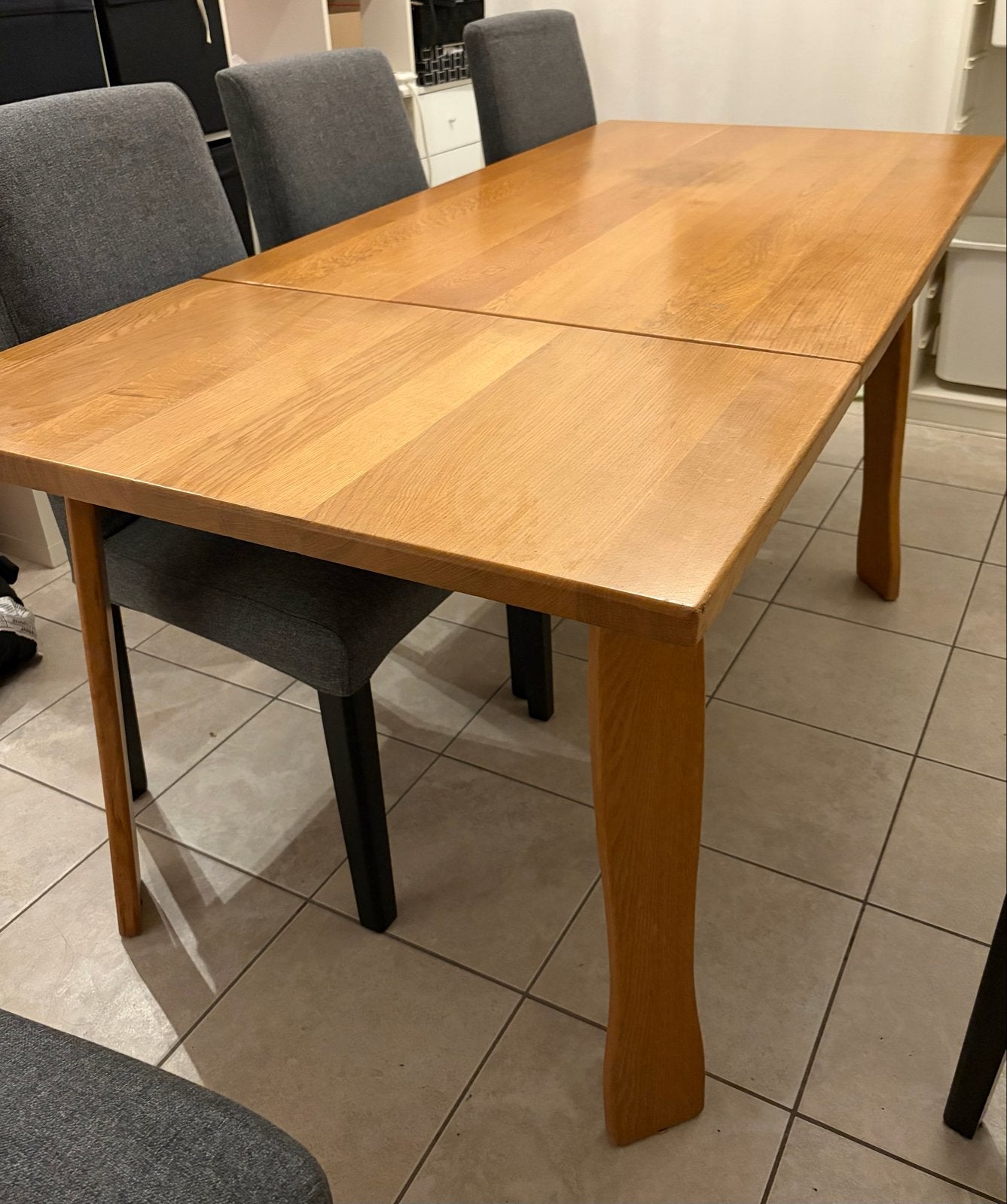 Uitschuifbare eettafel - 140/190cm lang, 85cm breed, Ophalen, Gebruikt, 50 tot 100 cm, Vijf personen of meer