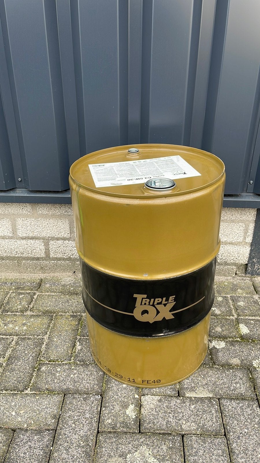 Olievat 60L leeg, Ophalen, Zo goed als nieuw