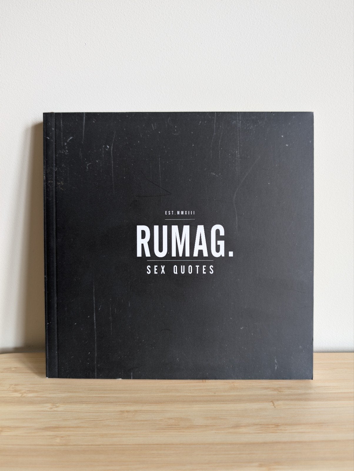 RUMAG. – Sex Quotes – Hardcover Boek, Overige typen, Nieuw, Ophalen of Verzenden, RUMAG