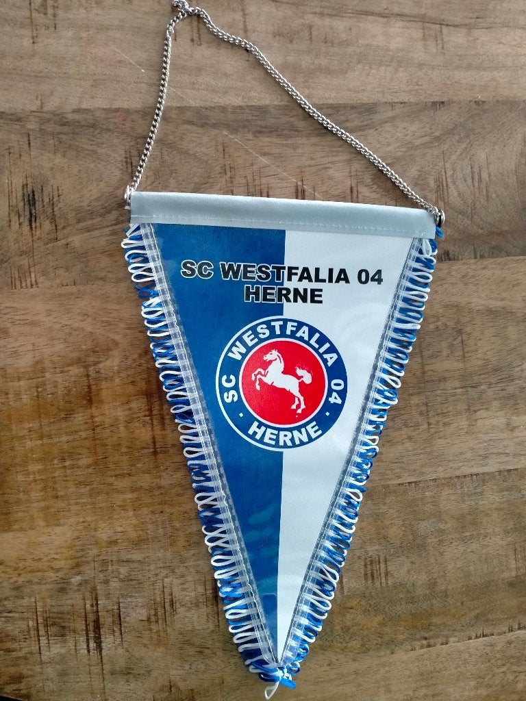 SC Westfalia 04 Herne voetbal club Duitsland vaan vaantje, Verzamelen, Ophalen of Verzenden, Gebruikt, Buitenlandse clubs, Vaantje of Sjaal
