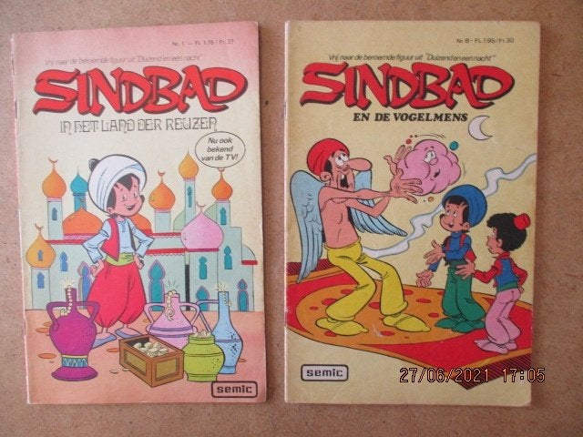 adv4650 sindbad semic, Boeken, Eén stripboek, Ophalen, Gelezen