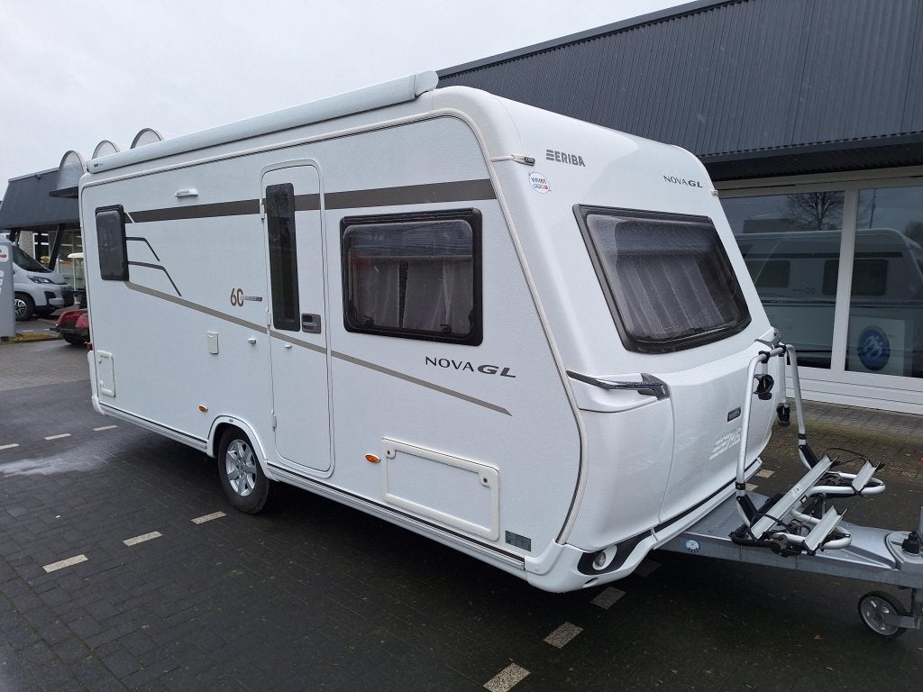 Eriba Nova GL - 60 edition 465 LUIFEL, FIETSDRAGER, ATC, Caravans en Kamperen, Rondzit, Bedrijf, Schokbreker, 5 tot 6 meter