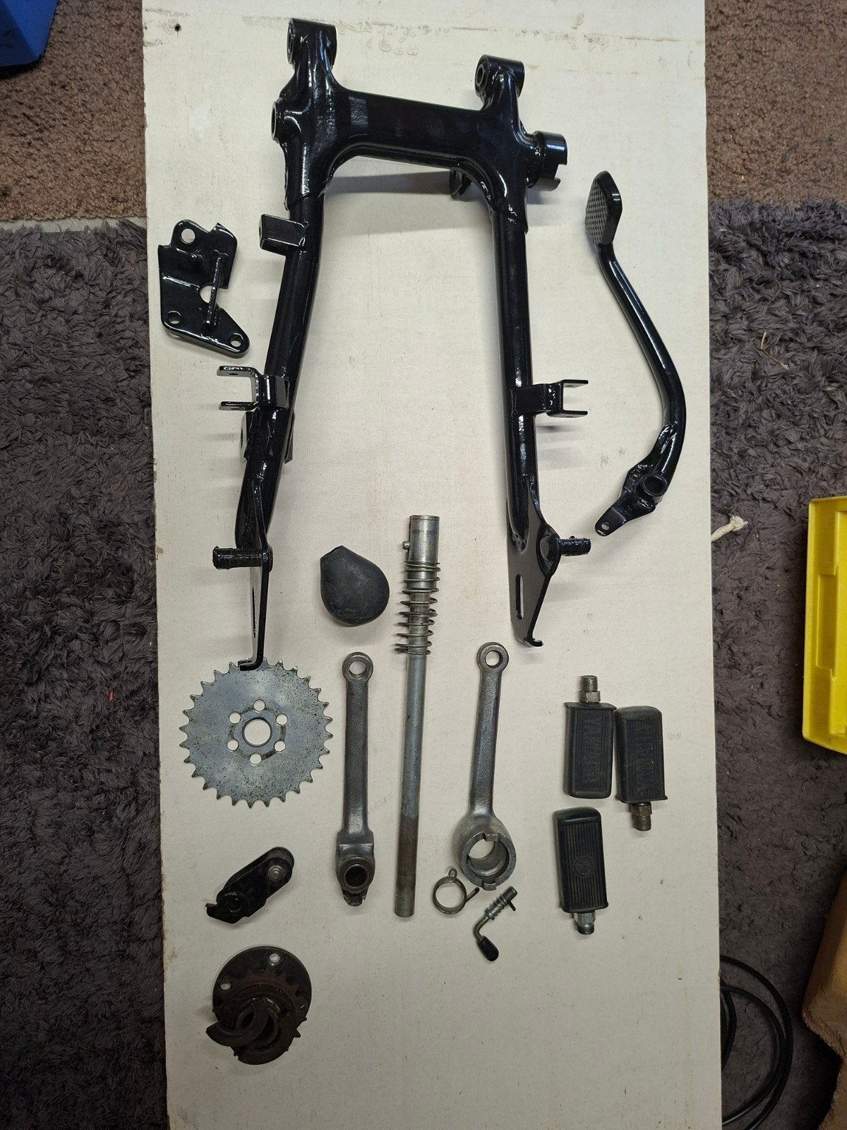 Yamaha DT50M Achterbrug+Trapinrichting Gesp, Ophalen of Verzenden, Zo goed als nieuw, Overige typen, Yamaha