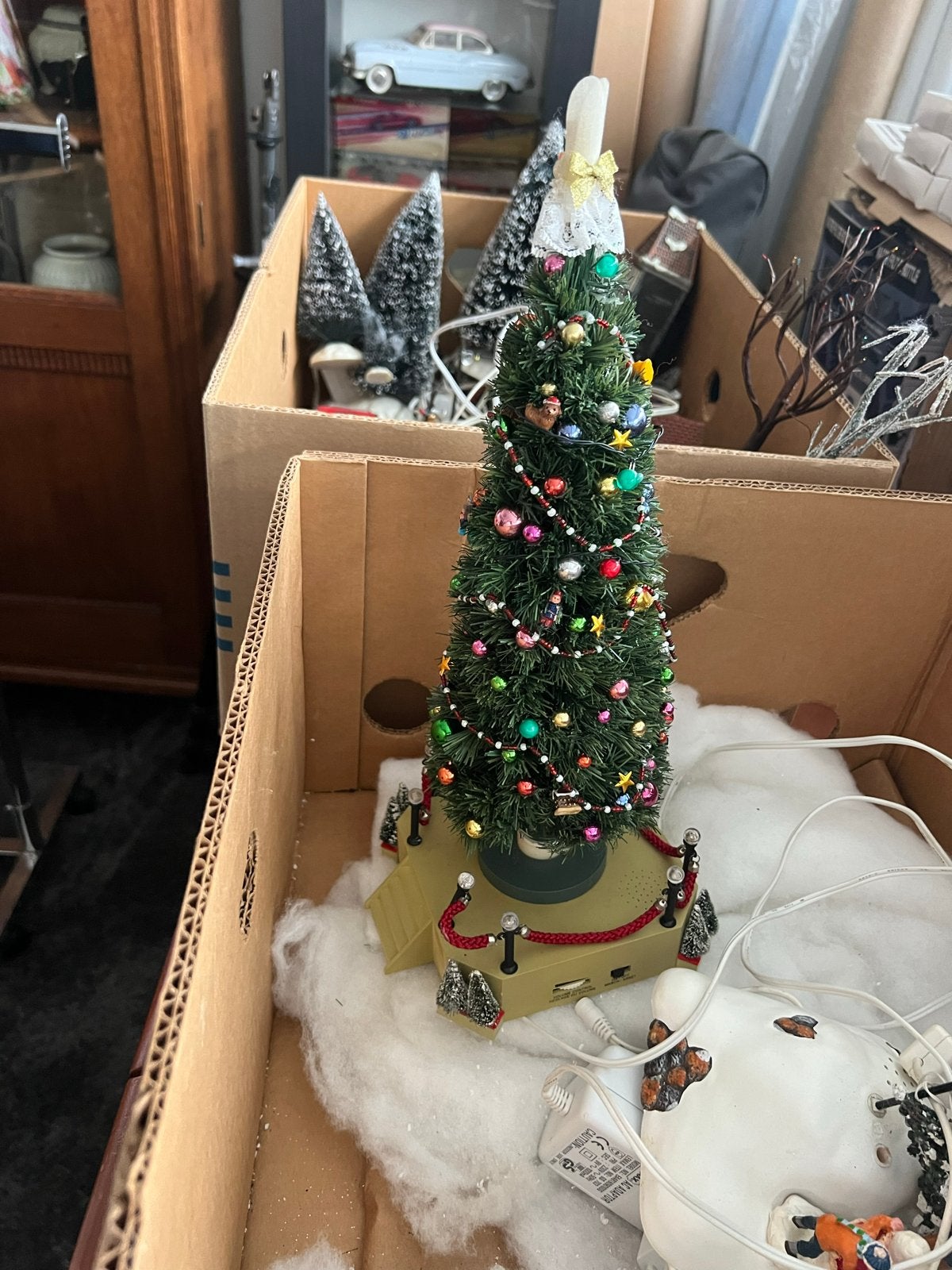 Kerst kerstdorp Lemax super mooi en werkend, Ophalen of Verzenden, Zo goed als nieuw