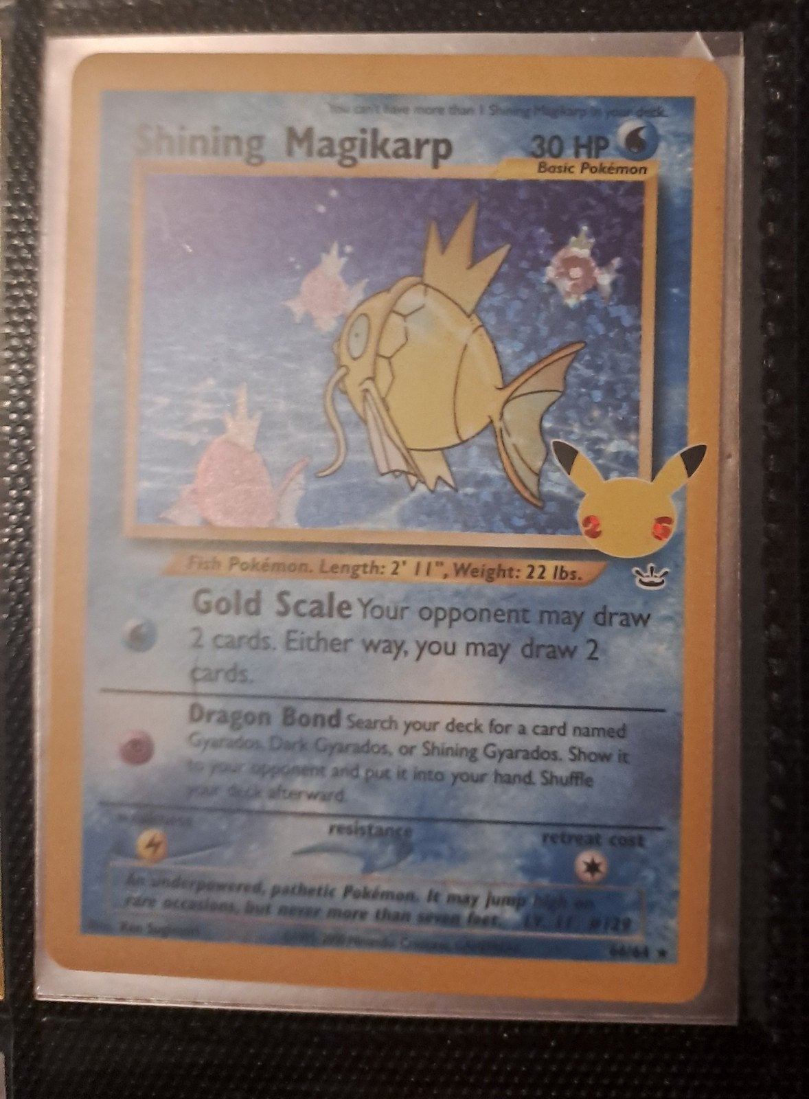 Shining Magikarp Zeldzaam en Glanzend, Ophalen of Verzenden