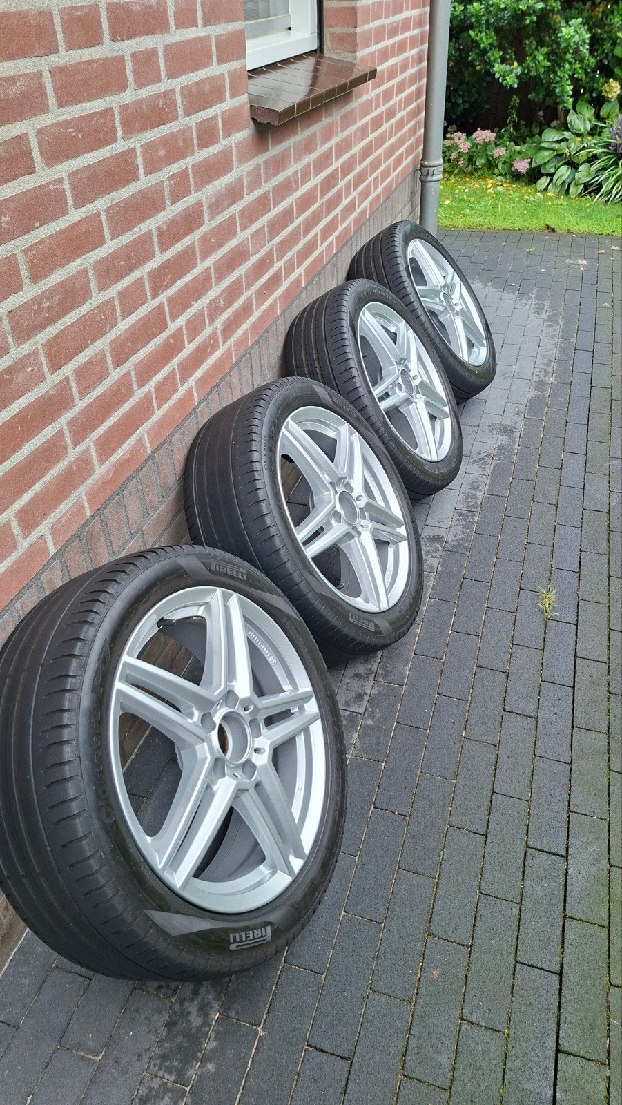 Zeer nette 17"  lichtmetalen velgen !! Mercedes, VW, Audi., Ophalen, Gebruikt, Banden en Velgen, 17 inch