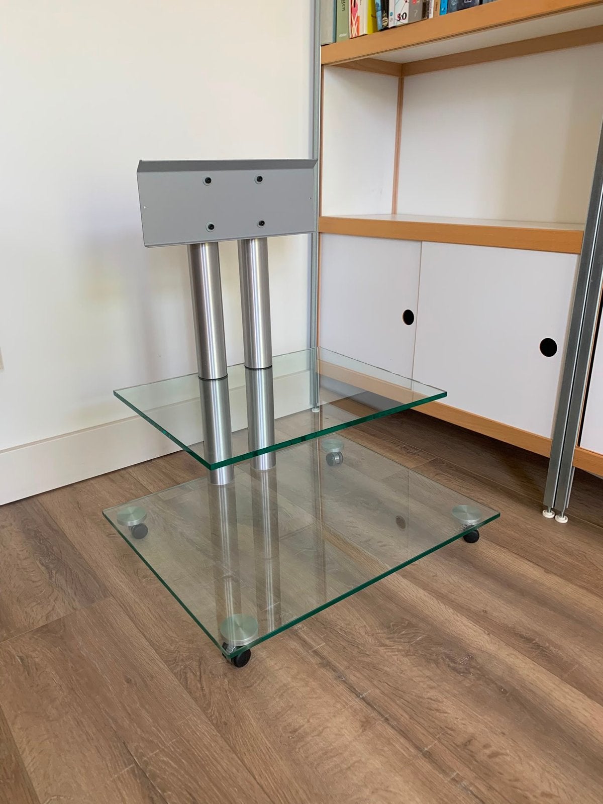 Real Spectral PL 60 TV voet met verdieping, Ophalen, Gebruikt, 50 tot 100 cm, Glas