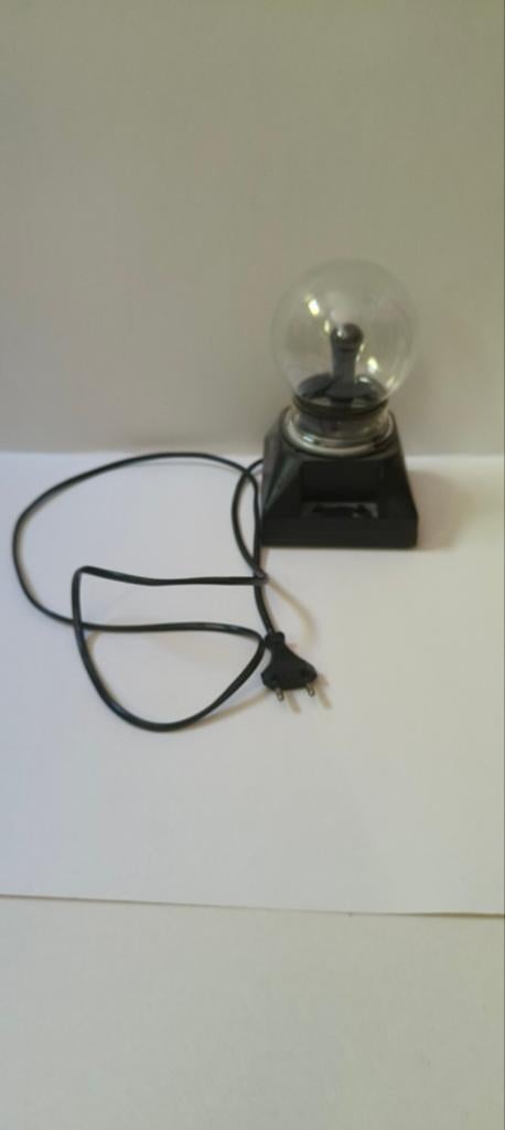 Plasma Bol Lamp, Vintage, Ophalen of Verzenden, Glas, Gebruikt