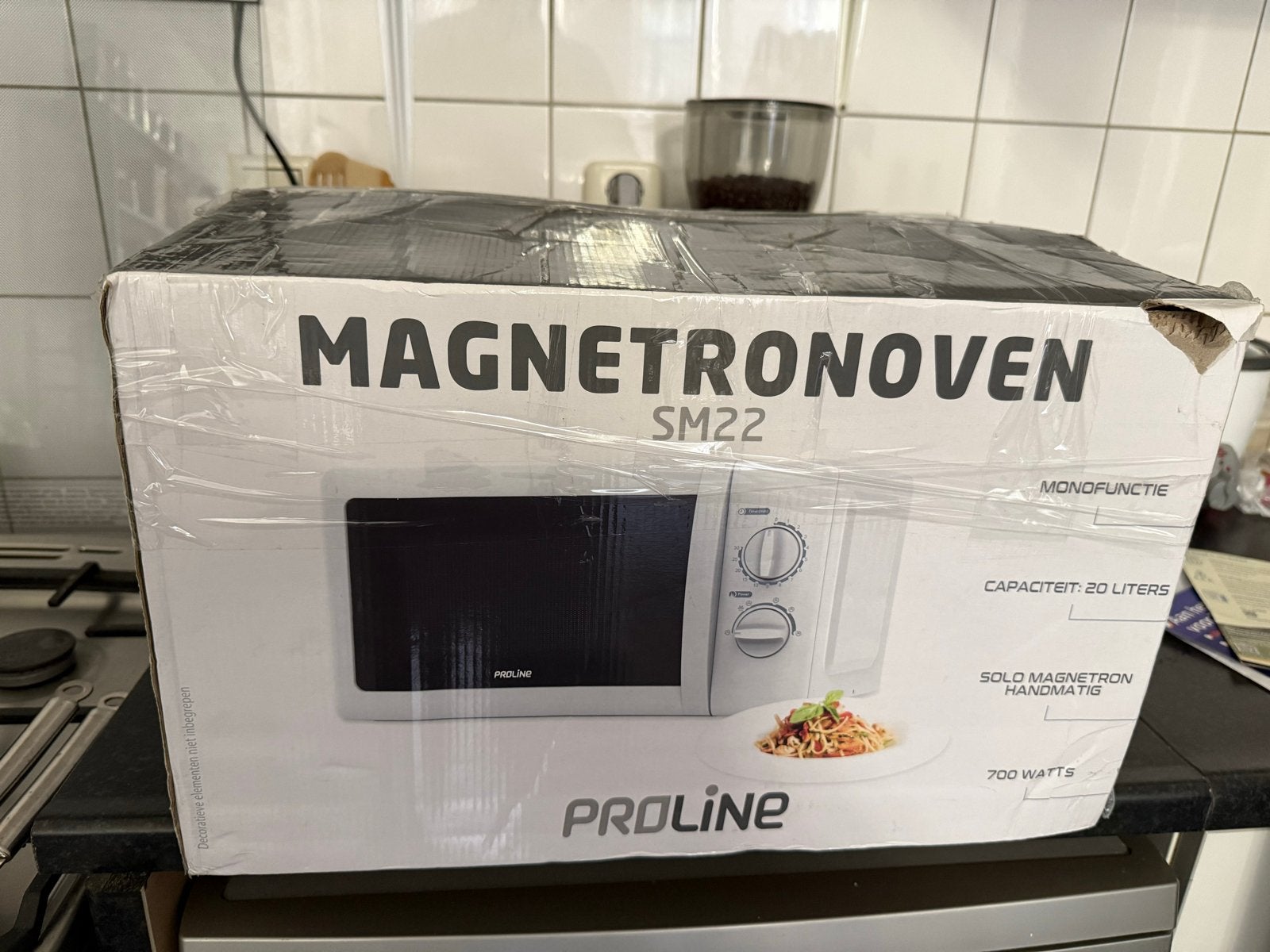 Proline Magnetronoven SM22 - Nieuw in doos, Nieuw, Ophalen of Verzenden, Magnetron, Draaiplateau