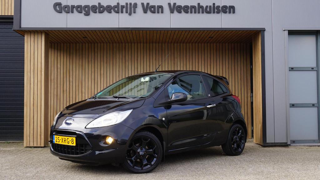 Ford Ka 1.2 69pk Metal Individual *Black Edition* Airco 16in, Voorwielaandrijving, Euro 5, Stof, Gebruikt