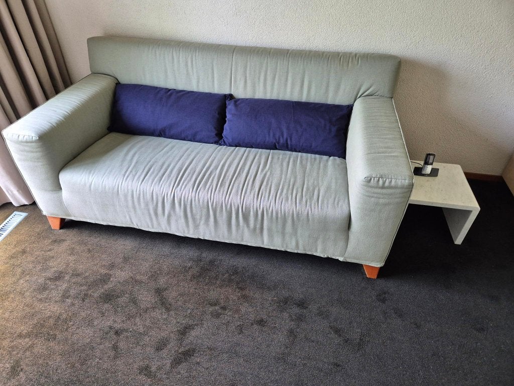 Eenvoudig en goed zitbankje, Huis en Inrichting, Banken | Voetenbanken en Poefen, Ophalen, Gebruikt, 125 cm of meer, 75 tot 100 cm