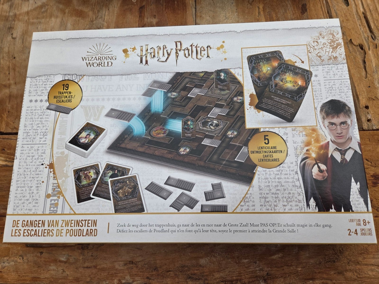 Harry Potter: De Gangen van Zweinstein Bordspel NIEUW, Een of twee spelers, Ophalen of Verzenden, Nieuw, Warner Bros. / The Op