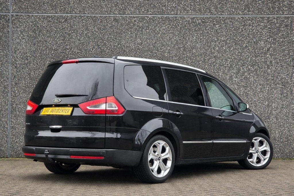 Ford Galaxy 2.0 SCTi Titanium/7 Zits/1e Eig/203 PK/Trekhaak, Auto's, Ford, Gebruikt, 4 cilinders, 7 stoelen, Zwart