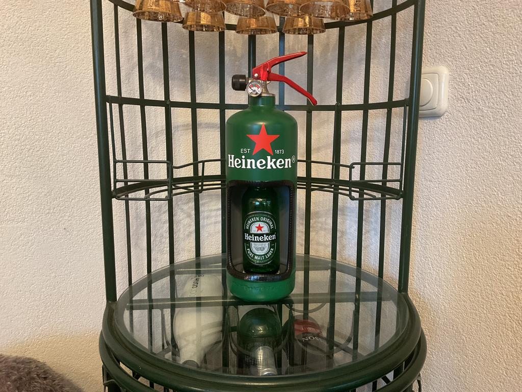 Brandblusser heineken met verlichting nieuw, Ophalen, Nieuw