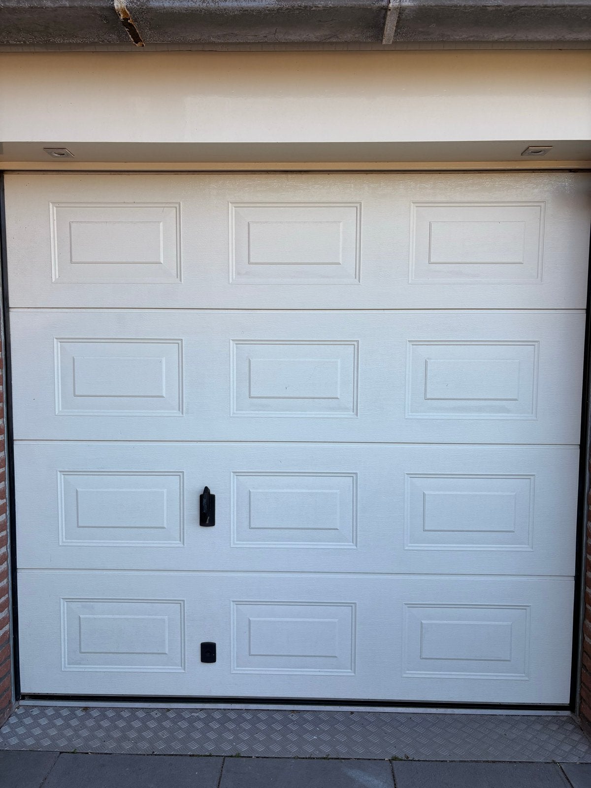Novoferm Garagedeur 2250x2125 mm met afstandsbediening, Ophalen, Gebruikt, Garagedeur, Metaal