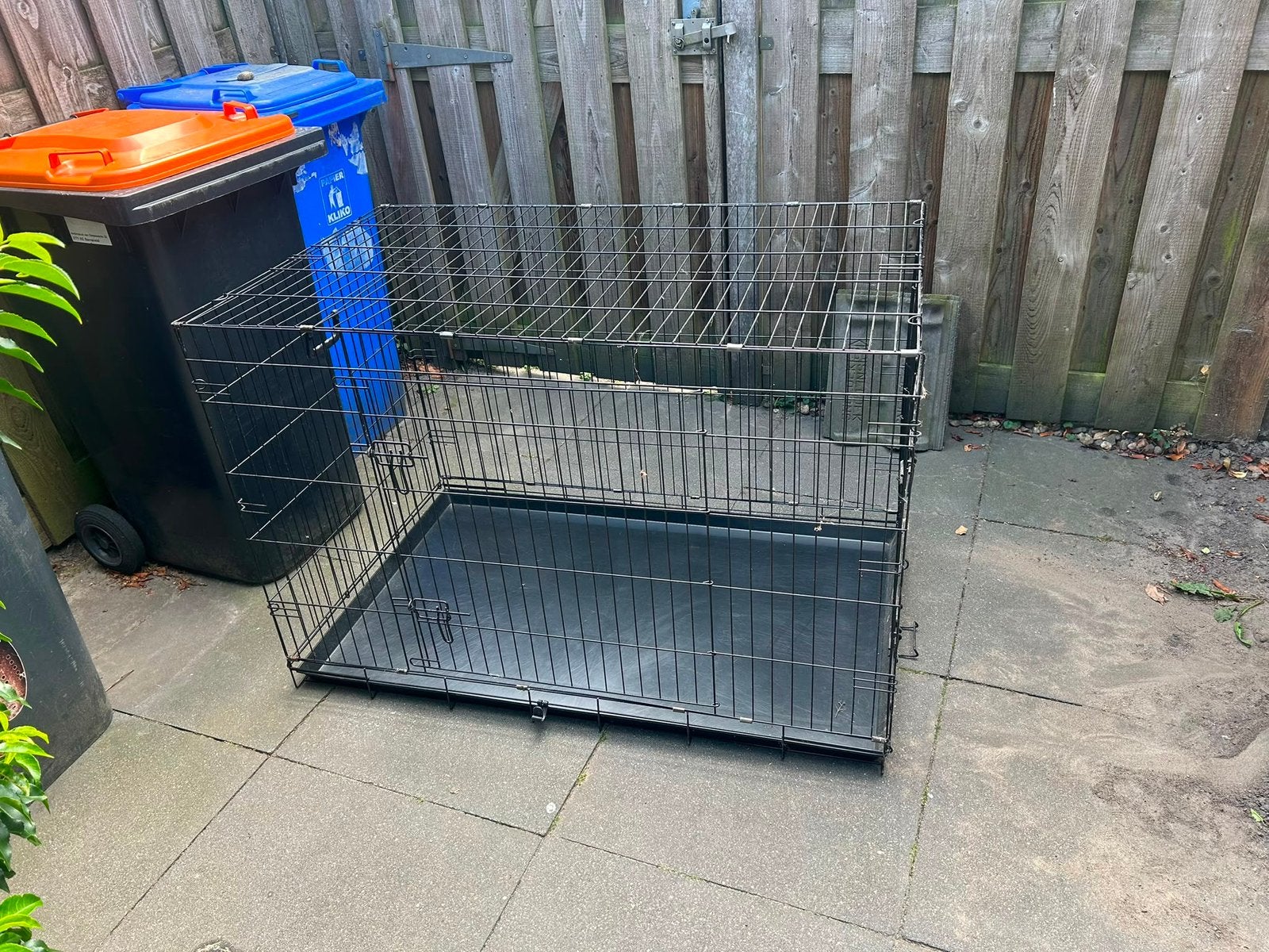 Hondenbench zwart XXL, Dieren en Toebehoren, Ophalen, Zo goed als nieuw, 110 cm of meer, 100 cm of meer