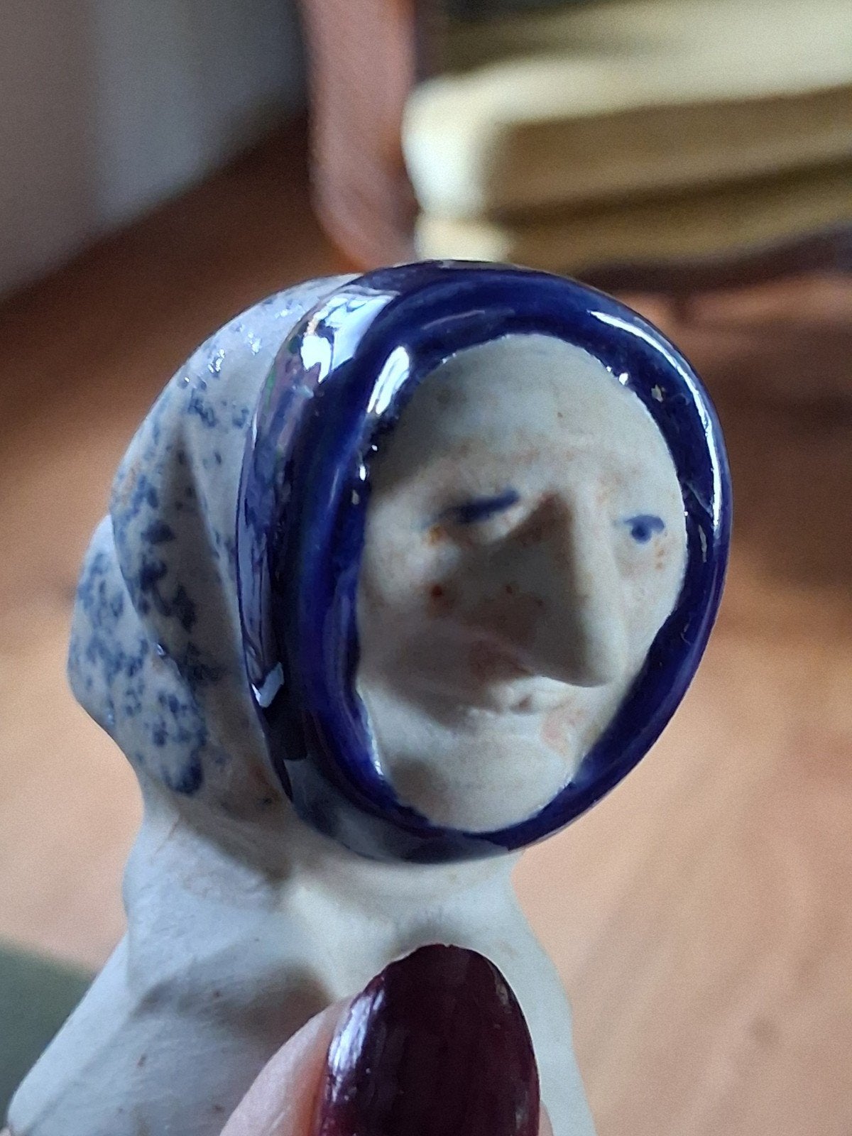 Antieke porcelein flesstopper met gezicht

Deze unieke antie, Ophalen of Verzenden