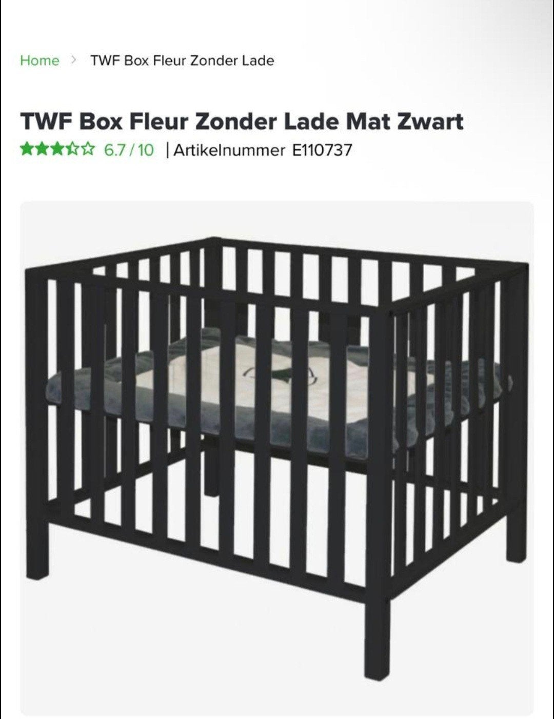 Box Fleur van Babydump - Zo goed als nieuw, Ophalen of Verzenden, Zo goed als nieuw, Overige vormen