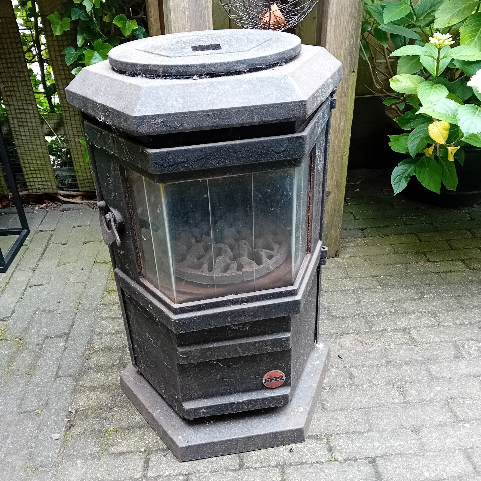 Efel houtkachel - Vrijstaand - Gebruikt, Gebruikt, Houtkachel, Ophalen of Verzenden, Vrijstaand