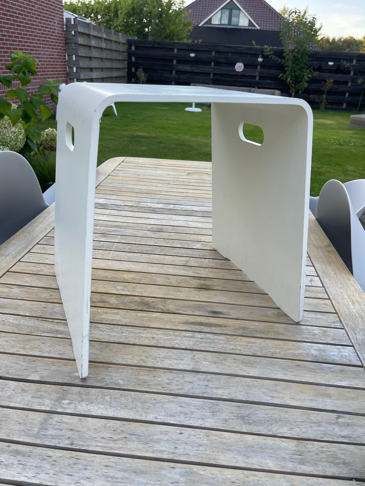 Vintage IKEA Benjamin kruk - Lisa Norinder design, Ophalen of Verzenden, Gebruikt, Hout