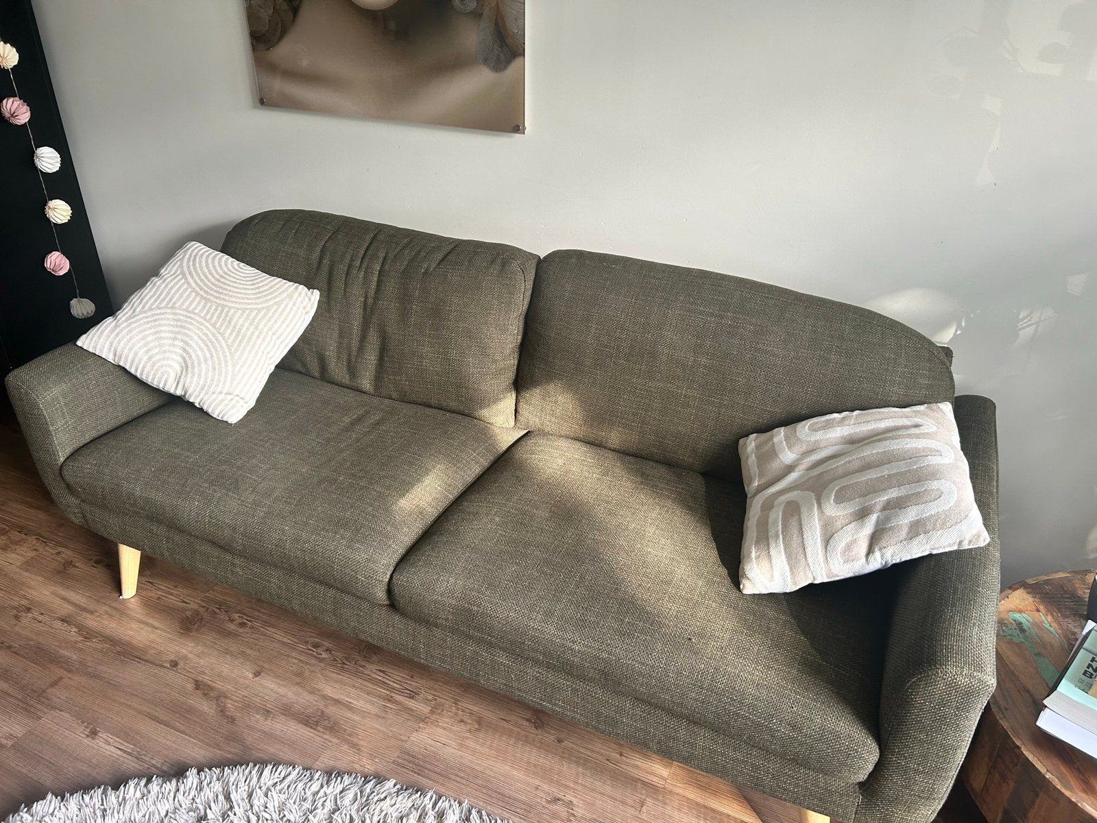 Comfortabele 2-zitsbank, Ophalen, Gebruikt, Tweepersoons, 75 tot 100 cm