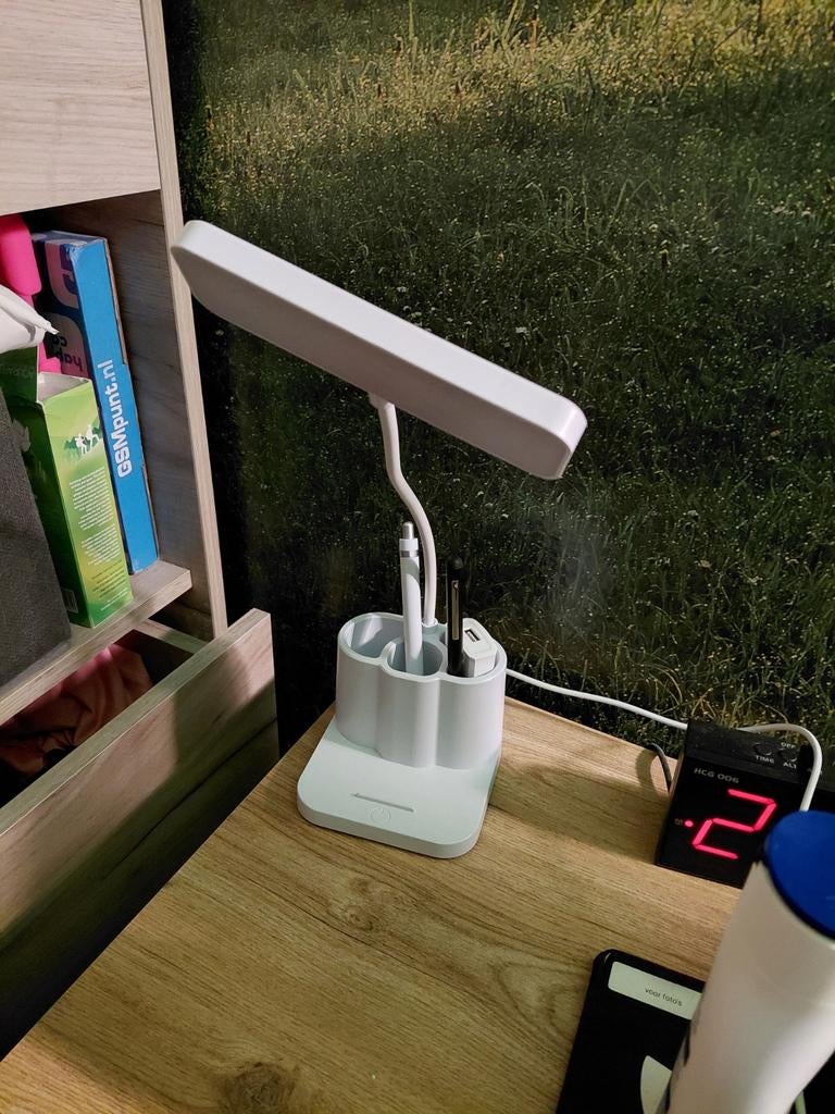 Bureaulamp bijna gratis, Ophalen