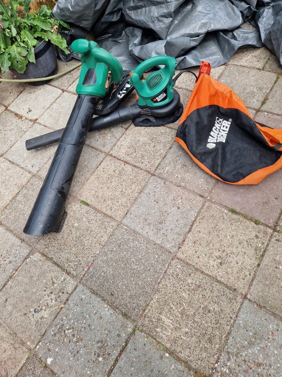 bladblazer en zuiger, Ophalen, Zo goed als nieuw, Elektrisch