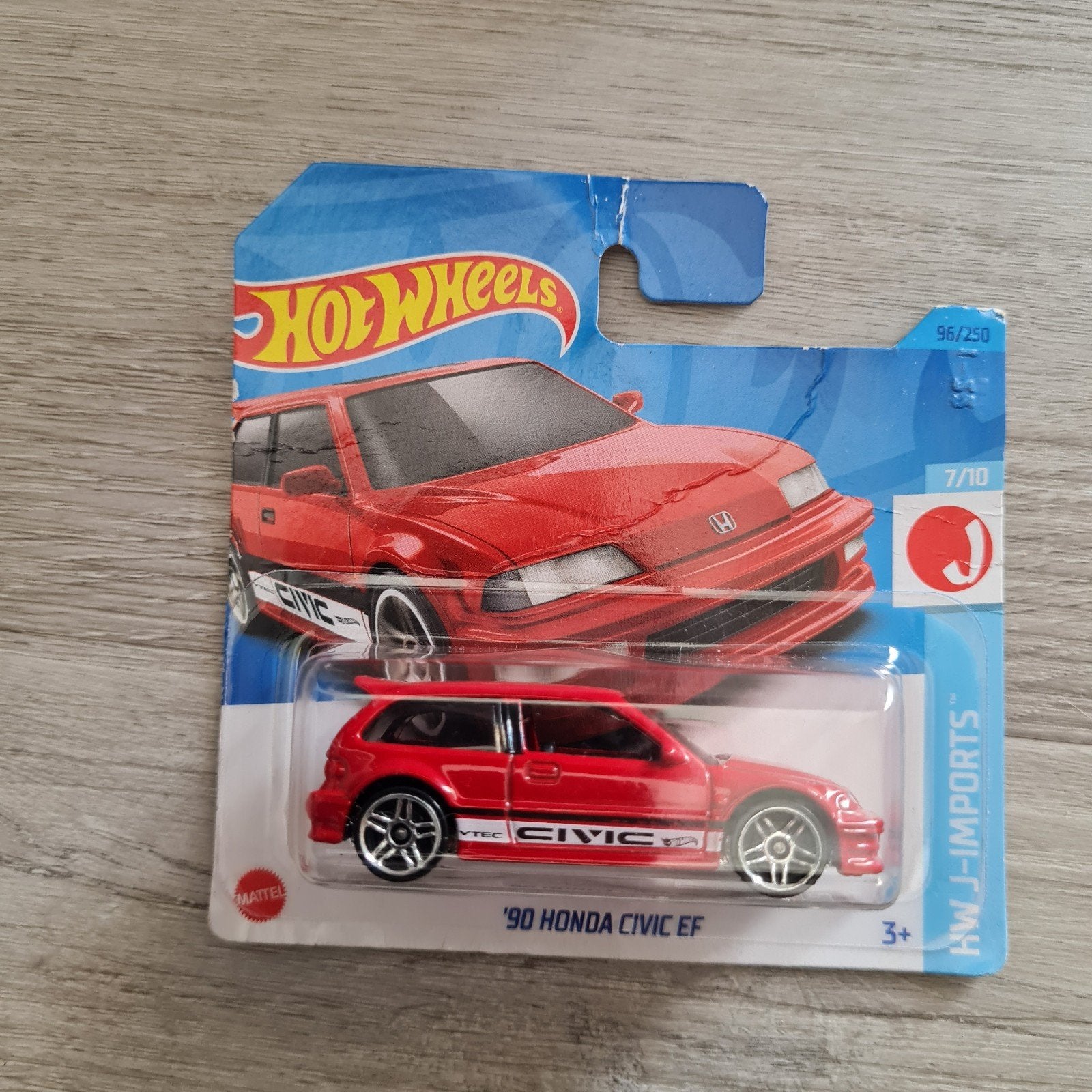 Hotwheels 1:64 Honda Civic EF, Ophalen of Verzenden, Nieuw, Auto