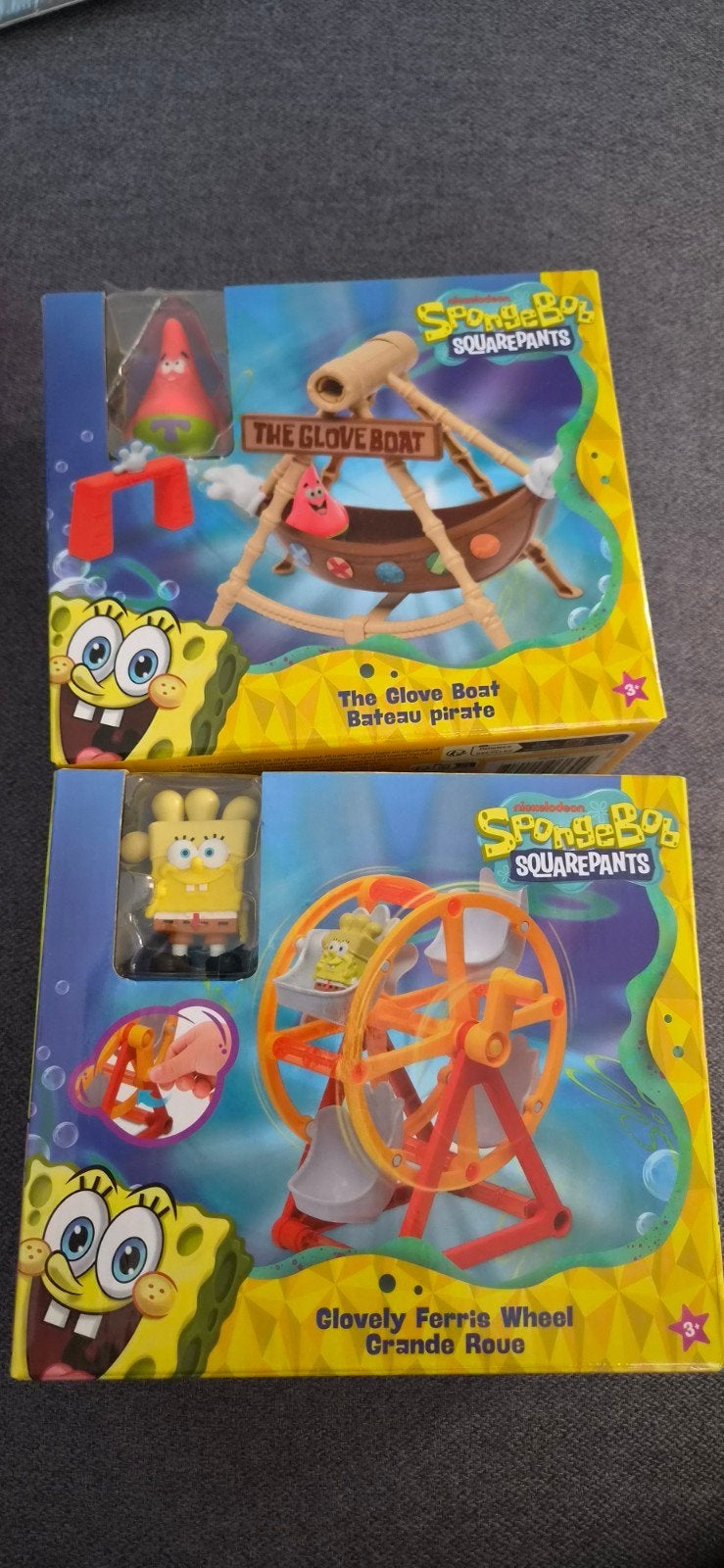 SpongeBob SquarePants Speelsets The Glove Boat & Ferris Whee, Ophalen of Verzenden, Nieuw, Jongen of Meisje