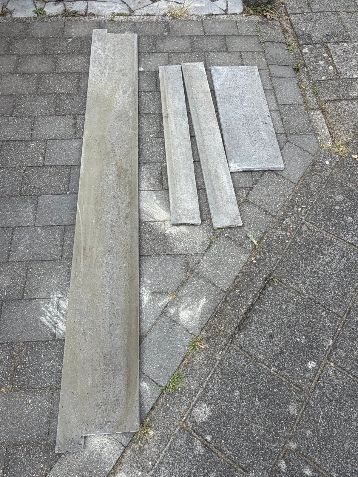 Hardstenen tegels en platen voor tuin vensterbank, Gebruikt, Ophalen of Verzenden, Terrastegels, Natuursteen