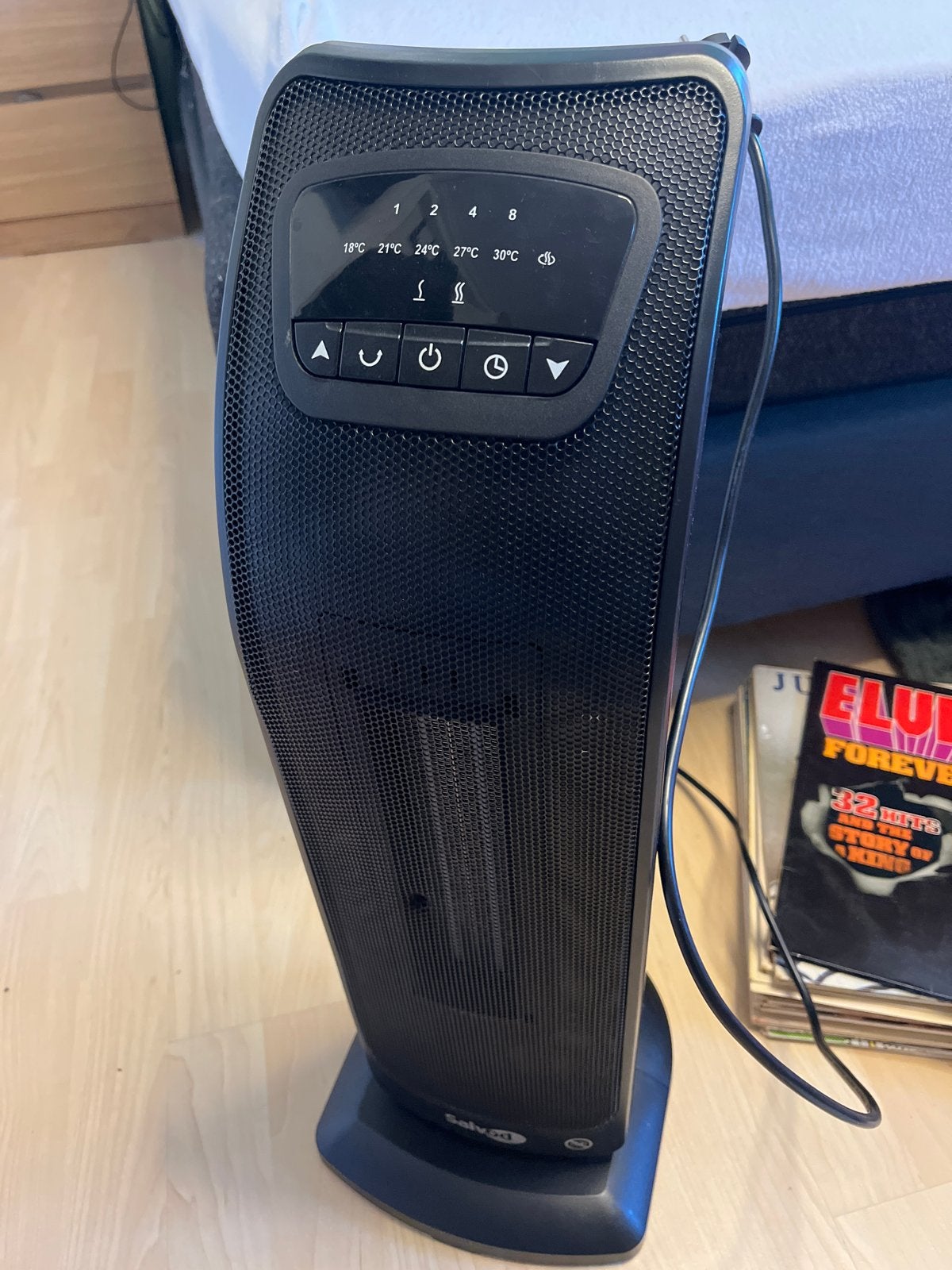 Saivod Draagbare Keramische Kachel - Zwart, Gebruikt, Kachel, Minder dan 60 cm, Ophalen of Verzenden
