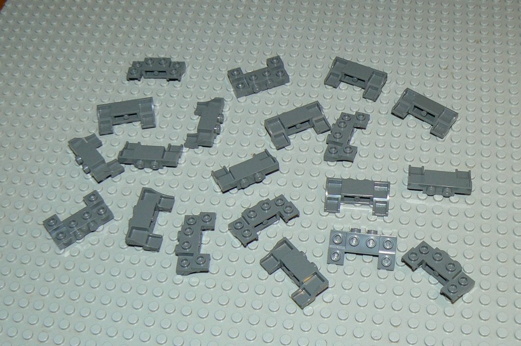 L321 Speciale stenen nieuwe kleur donker grijs 20 st., Ophalen of Verzenden, Nieuw, Losse stenen, Lego