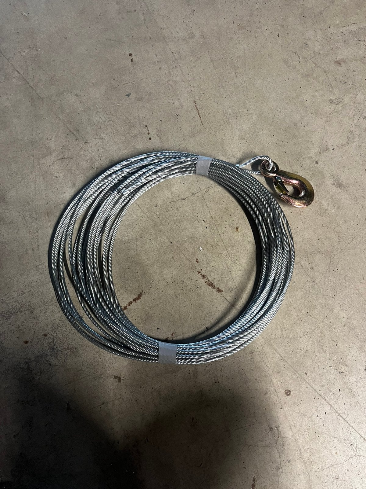 Partij 20m Staalkabel met haak, Ophalen of Verzenden, Zo goed als nieuw