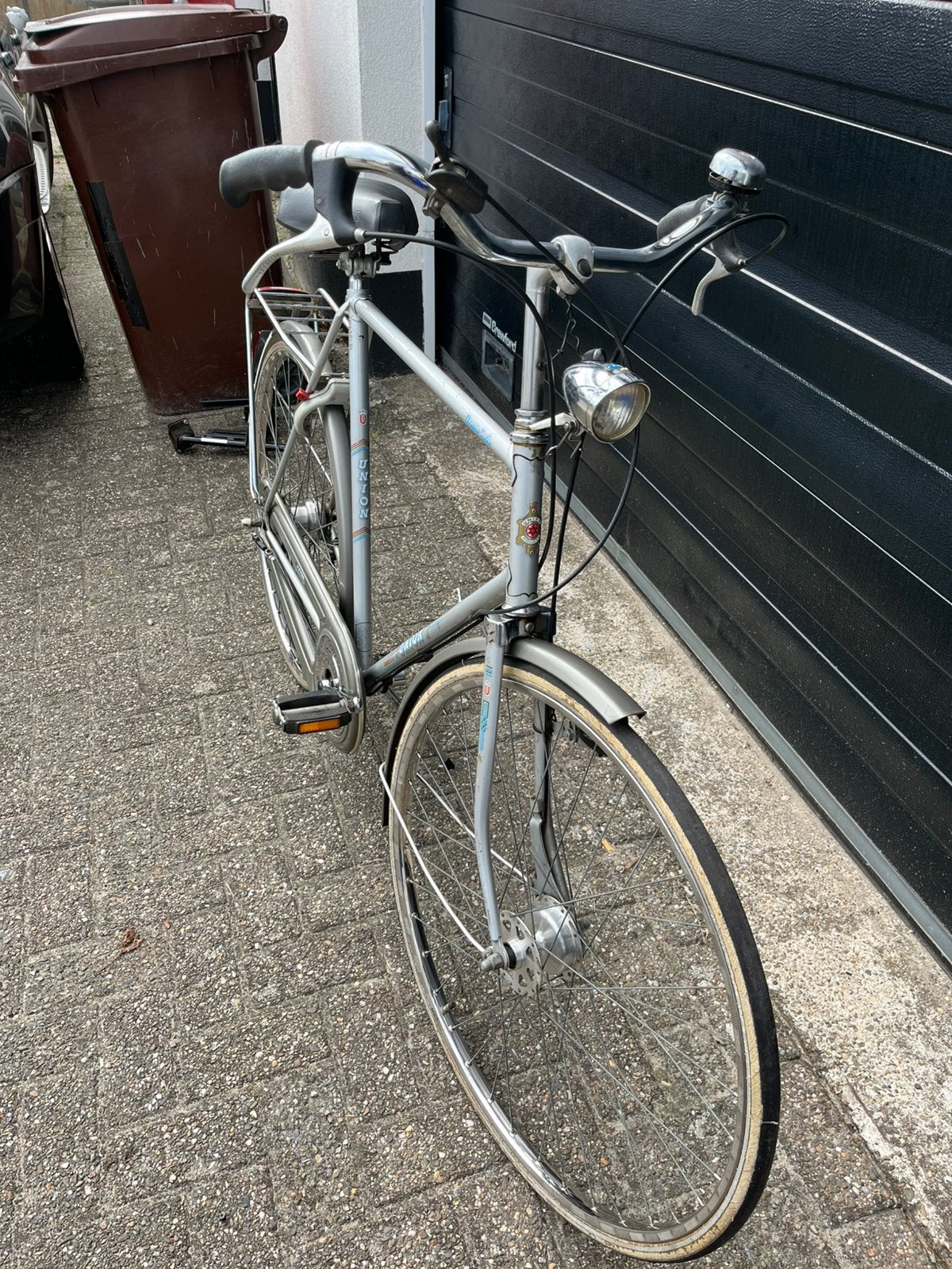 Herenfiets, Gebruikt, Versnellingen, 57 tot 61 cm, Trommelrem